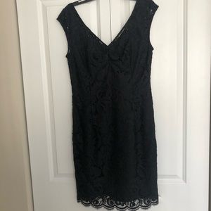 Lilly Pulitzer size 12 black lace dress